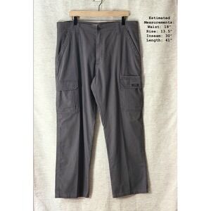 Wrangler Heritage Five Star Relaxed Fit Cargo Pants Mens 36‎ x 30 Gray NWT